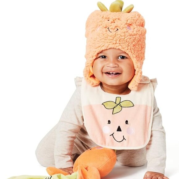 Izzy and Oliver Baby Pumpkin Hat - Picture 2 of 3